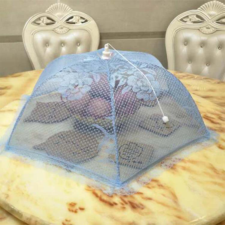 可折叠餐桌罩食物罩长方形圆形饭菜罩盖菜罩饭菜罩加大号菜伞|ru