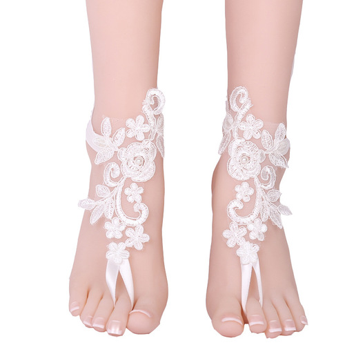 Amazon New Product Ankle Chain with Toe Ring Beach Barefoot Bridal Accessories