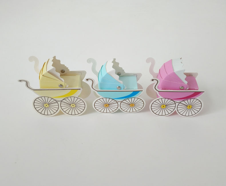 Birthday Baby Carriage Paper Party Gift Wrapping Supplies 1 Piece display picture 2