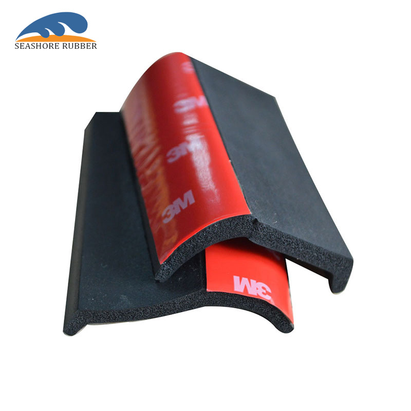 厂家供应三元乙丙 海绵发泡背胶 隔音条 防尘条来图来样加工订做