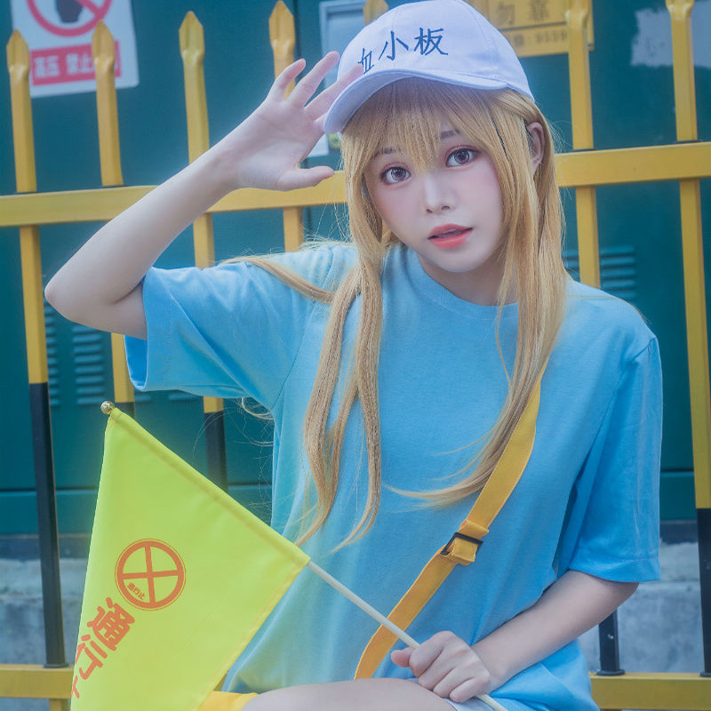 工作细胞血小板cosplay衣服帽子短裤道具鞋子旗子动漫一件代发舞