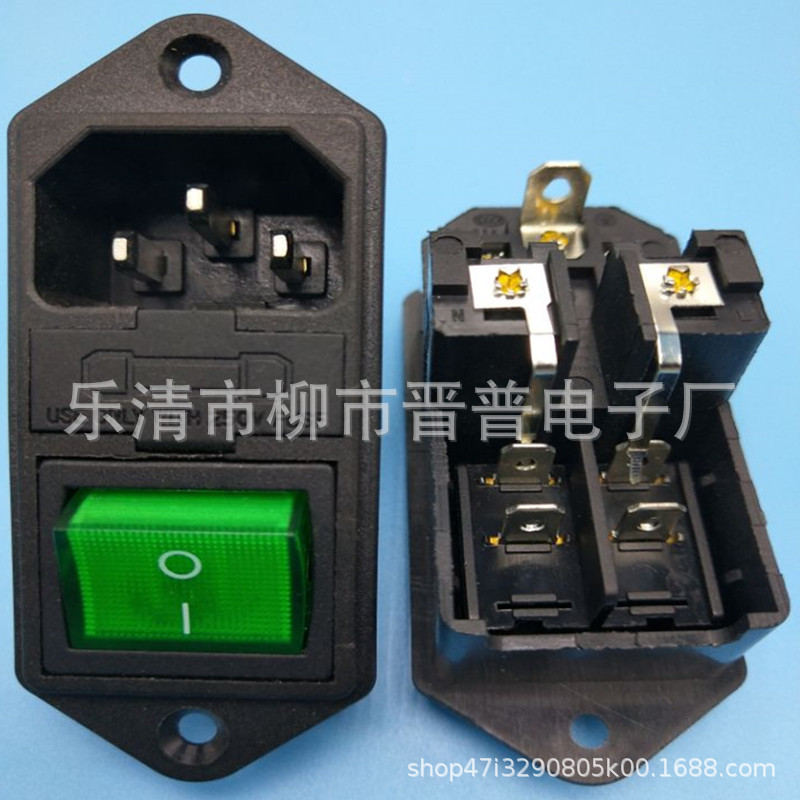 AC电源插座 AC-01A 双保险插座 三合一双保险医疗器械 CCC认证