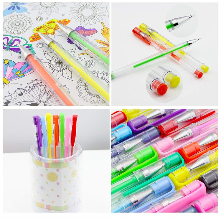 800g Weight Gel Pen Stationery Type 1 Set Quantity Wedding, Graduation, Birthday Occasion Plastic Material Solid Color Pattern Simple Style Style 1 Set Solid Color Wedding Graduation Birthday Plastic Simple Style Gel Pen 6