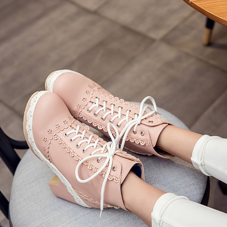 Bottes femme en PU artificiel - Ref 3355412 Image 5