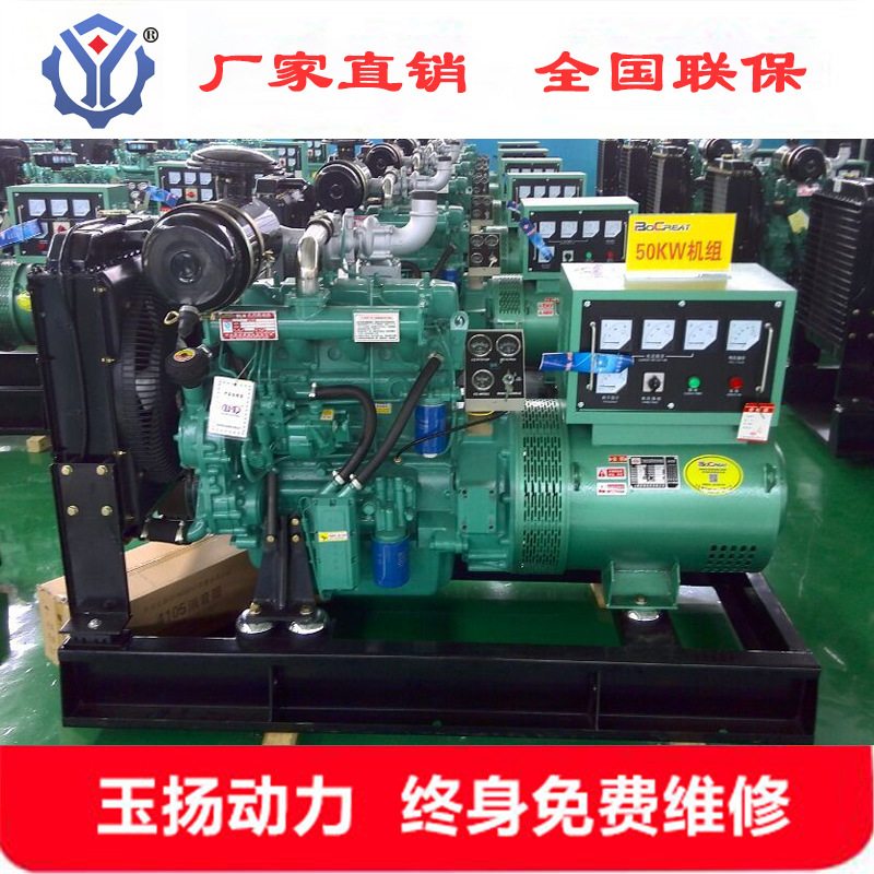 南京50kw柴油发电机组 R4105ZD全自动家用发电机小型 机械调速