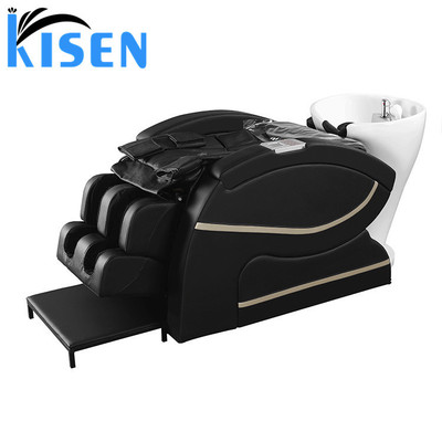 Guangdong High-end massage Shampoo bed automatic Massage Chair multi-function Barber Shop fully automatic intelligence Wash hair Massage Table