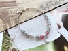 Crystal, bracelet with accessories, silver 925 sample, silver 925 sample