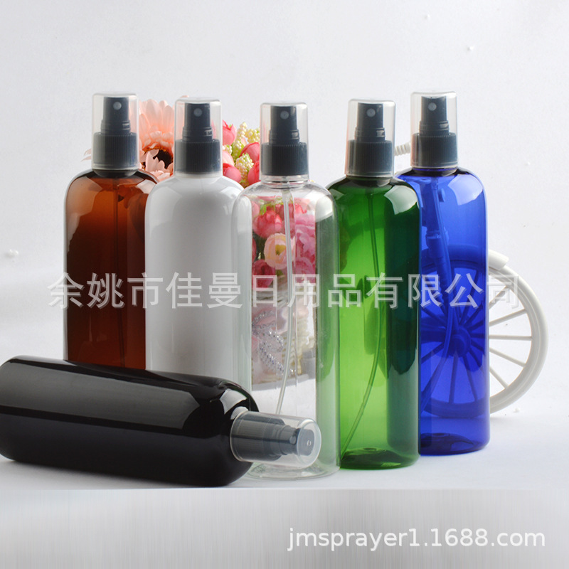 现货500ml小喷壶细雾喷瓶按压空瓶分装喷壶纯露瓶全罩喷头
