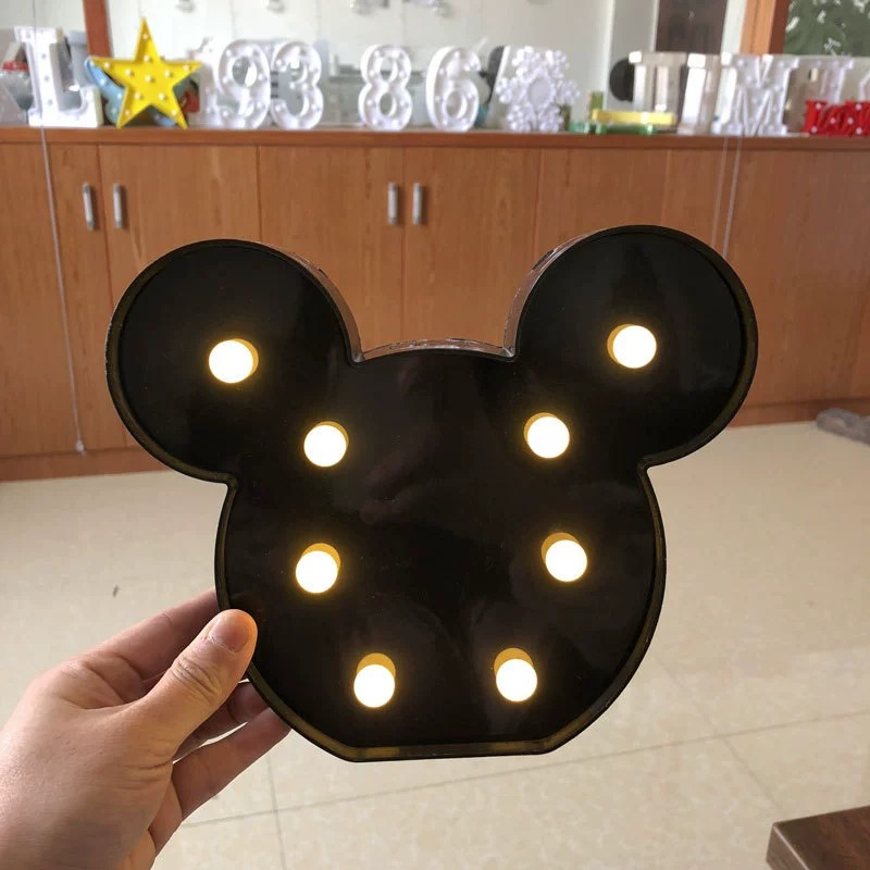 Светодиодная световая лампа ночная – креативная настольная лампа от Tengyue Lighting, цветные фигуры ламп: кактус, ананас, единорог, звезда