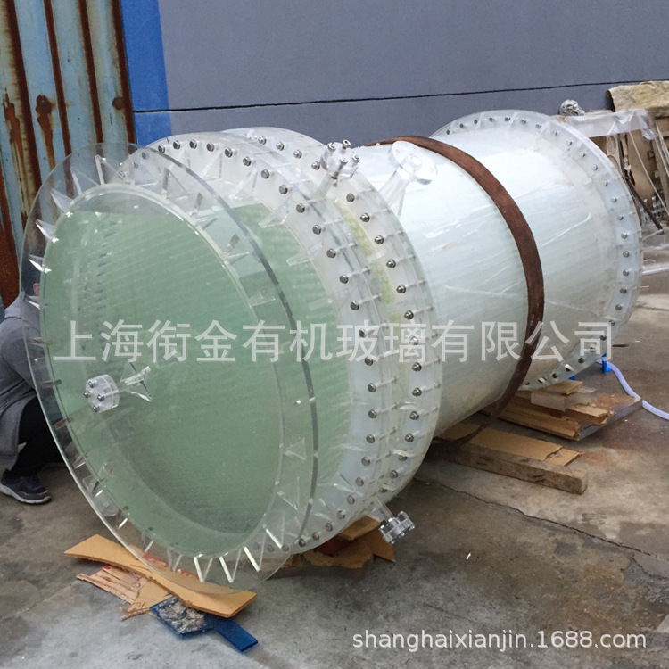 高透明 有机玻璃水处理圆筒 亚克力管加工件 污水处理箱 加工定做