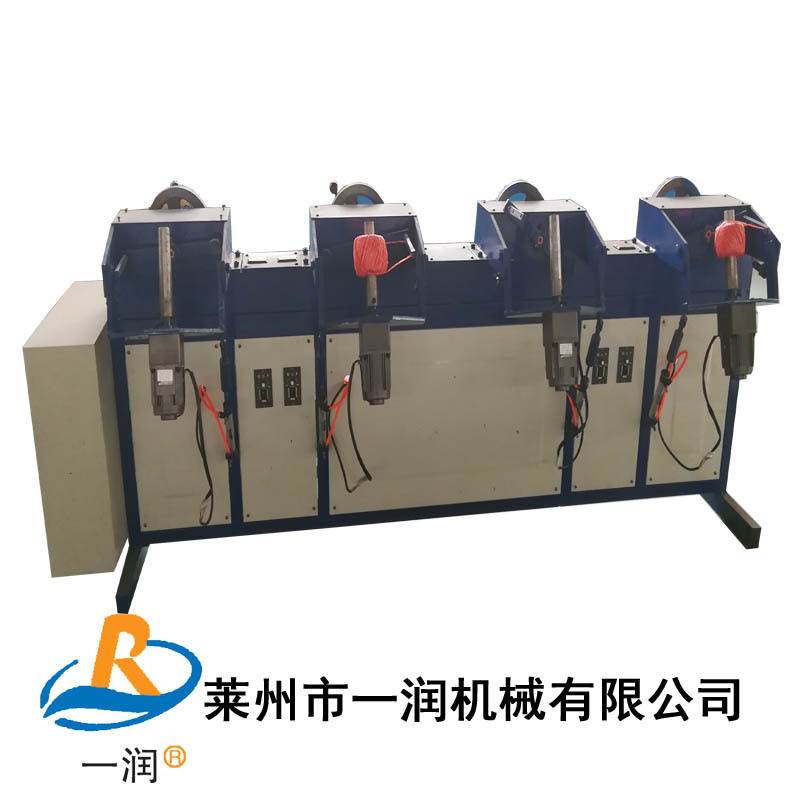 四锭计重绕球打球机 PLC面板控制草丙球计重打球机