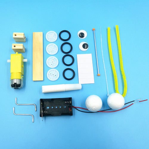 Science and technology small production small invention scientific experiment electric model reptile assembly robot diy material package wholesale