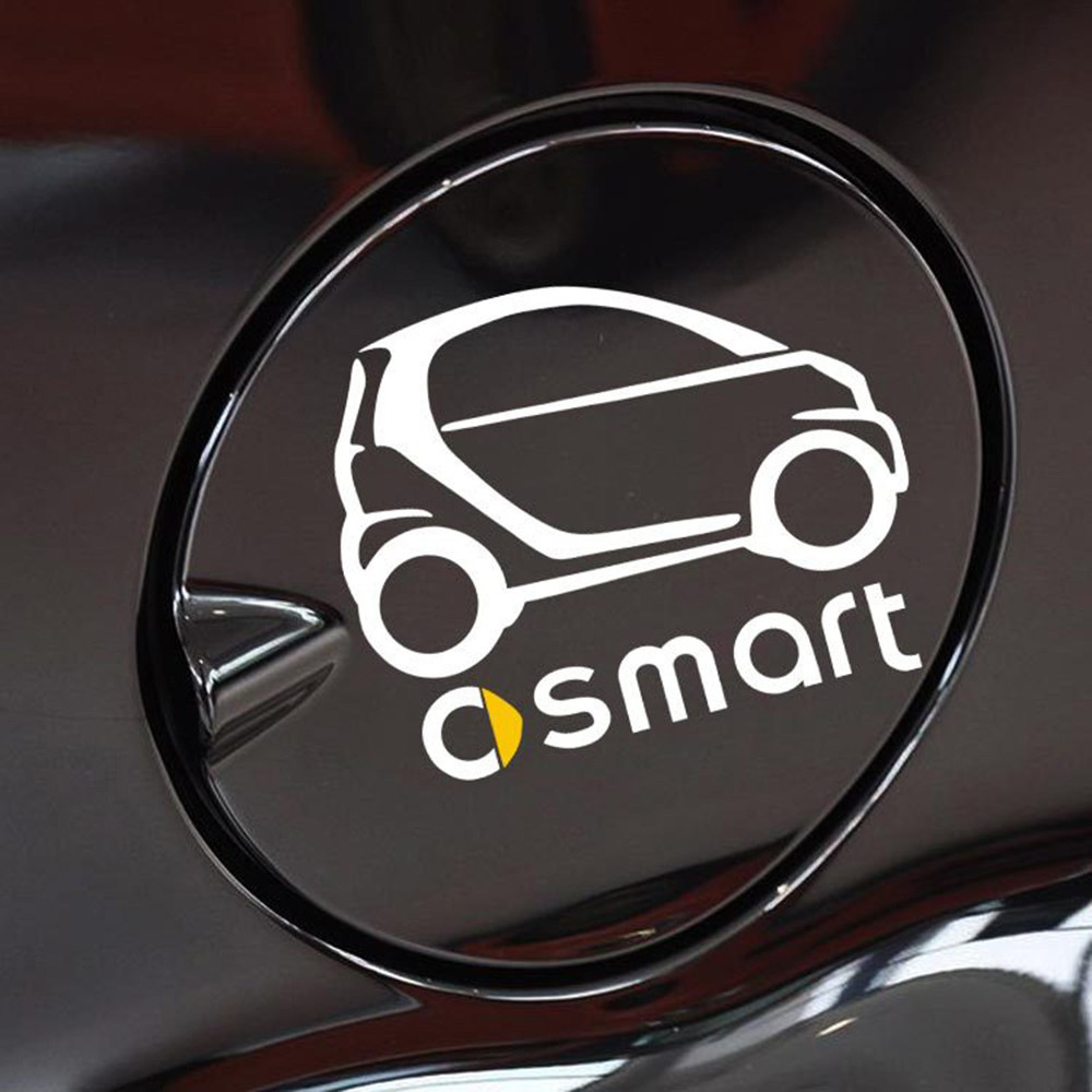 适用09-17奔驰smart专用油箱盖贴纸SMART外饰改装 个