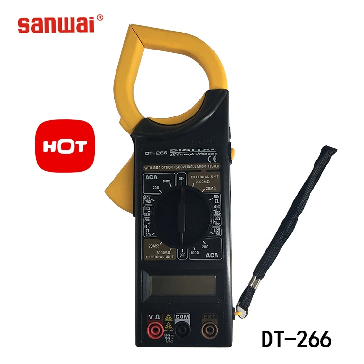 Объем зажимного мультиметра DT226 портативный зажимный стол с CE с удержание данных