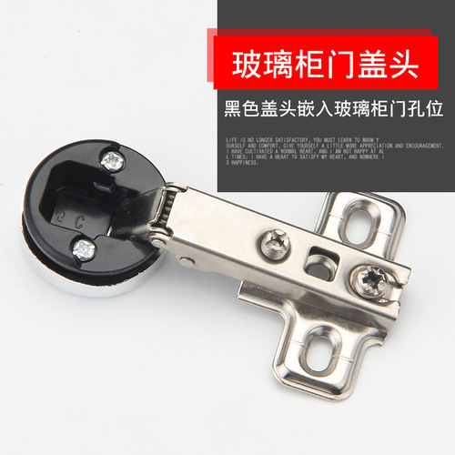 Cross-border glass hinge with lid accessories glass showcase door cabinet door special hinge hardware accessories wholesale