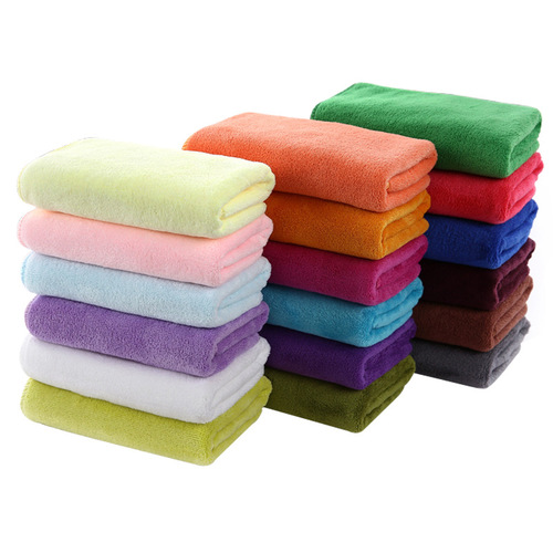 Manufacturer wholesale microfiber towel car wash towel car wipe towel 35*75 beauty salon quick-drying thickened hair drying towel