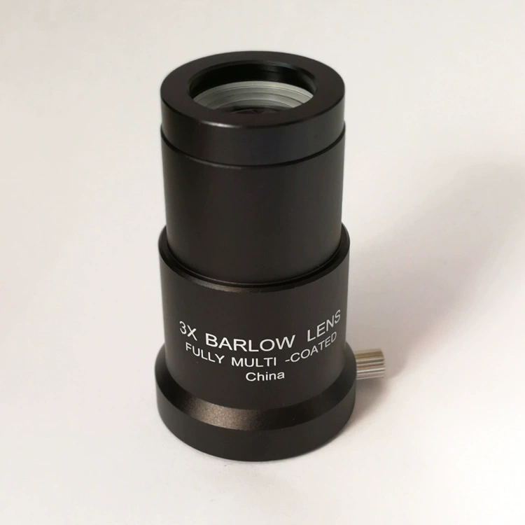 Аксессуары для астрономического телескопа 1,25 дюйма 31,7 мм3x зеркальная оптическая линза Барлоу из металла