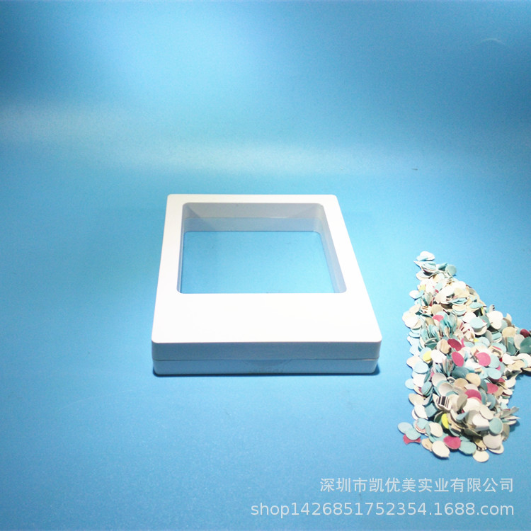 厂销U盘悬浮盒70*90mm金盾盒PET透明膜展示盒手饰项链盒戒指盒