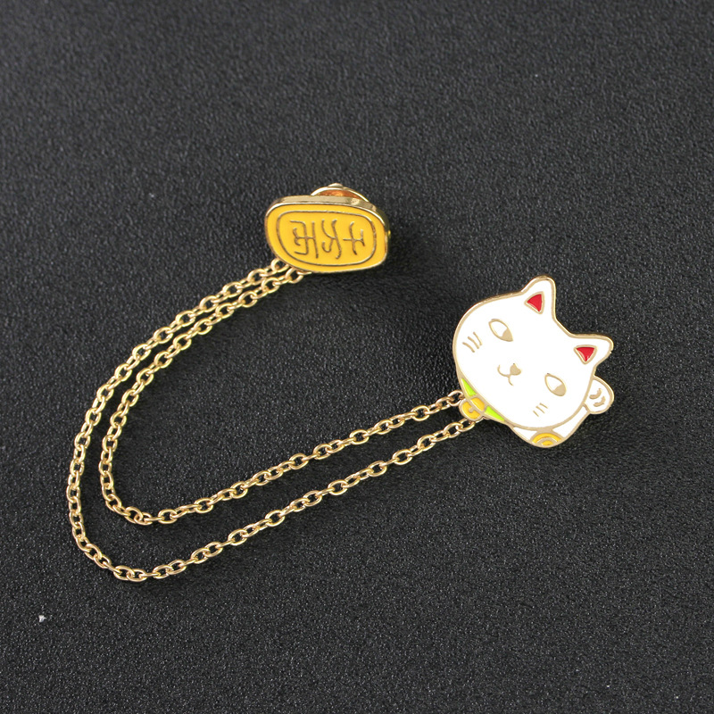 Fashion Cartoon Cute Lucky Cat Alloy Brooch display picture 5