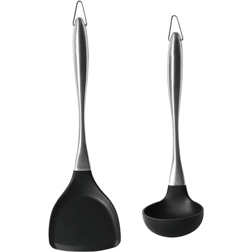 Factory direct sales long-handled silicone spatula, non-stick pot, special spatula, soup spoon, household cooking spatula, high temperature resistant kitchen utensils