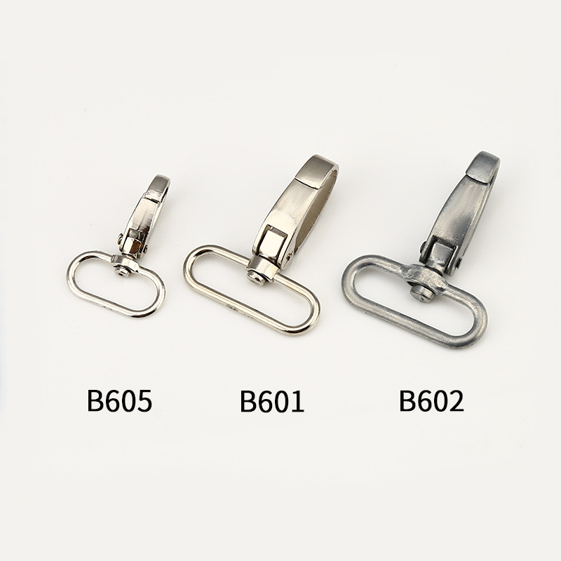 供应 箱包配件 旋转钥匙扣 万象钩 锌合金登山索具 外拉弹簧钩