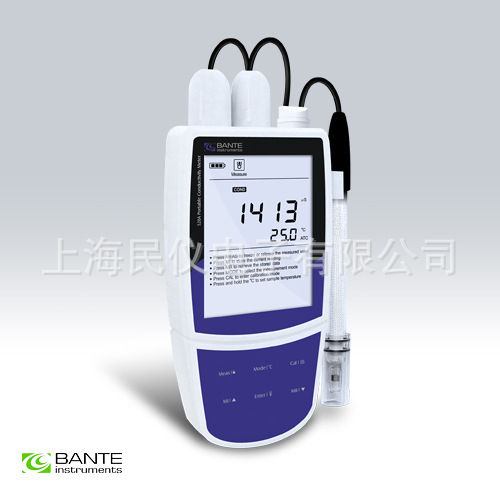 Bante540便携式电导率/TDS/盐度/电阻率计、高精度便携式电导率仪