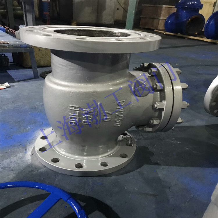 蒸汽卧式止回阀 H44Y-64C 铸钢法兰旋启式止回阀 高温止回阀