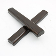 廠家批發黑梓木鎮尺批發 30cm光板木製帶字花 文房鎮紙書法用品