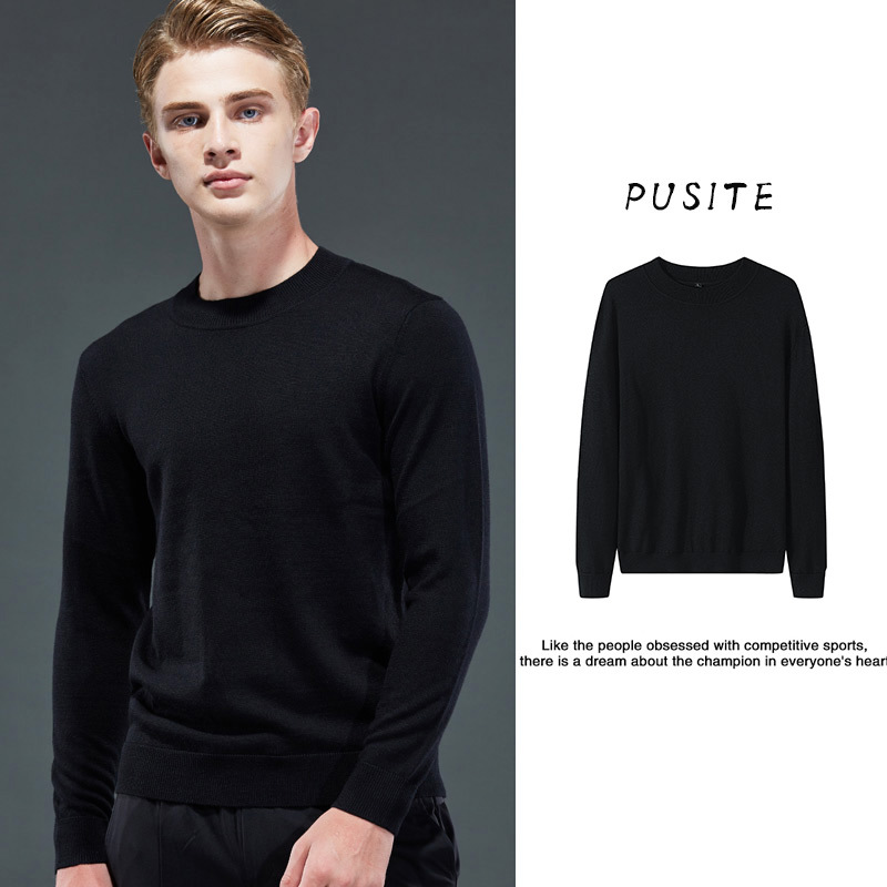 Pull homme PUSTER en Coton peigné - Ref 3418018 Image 1