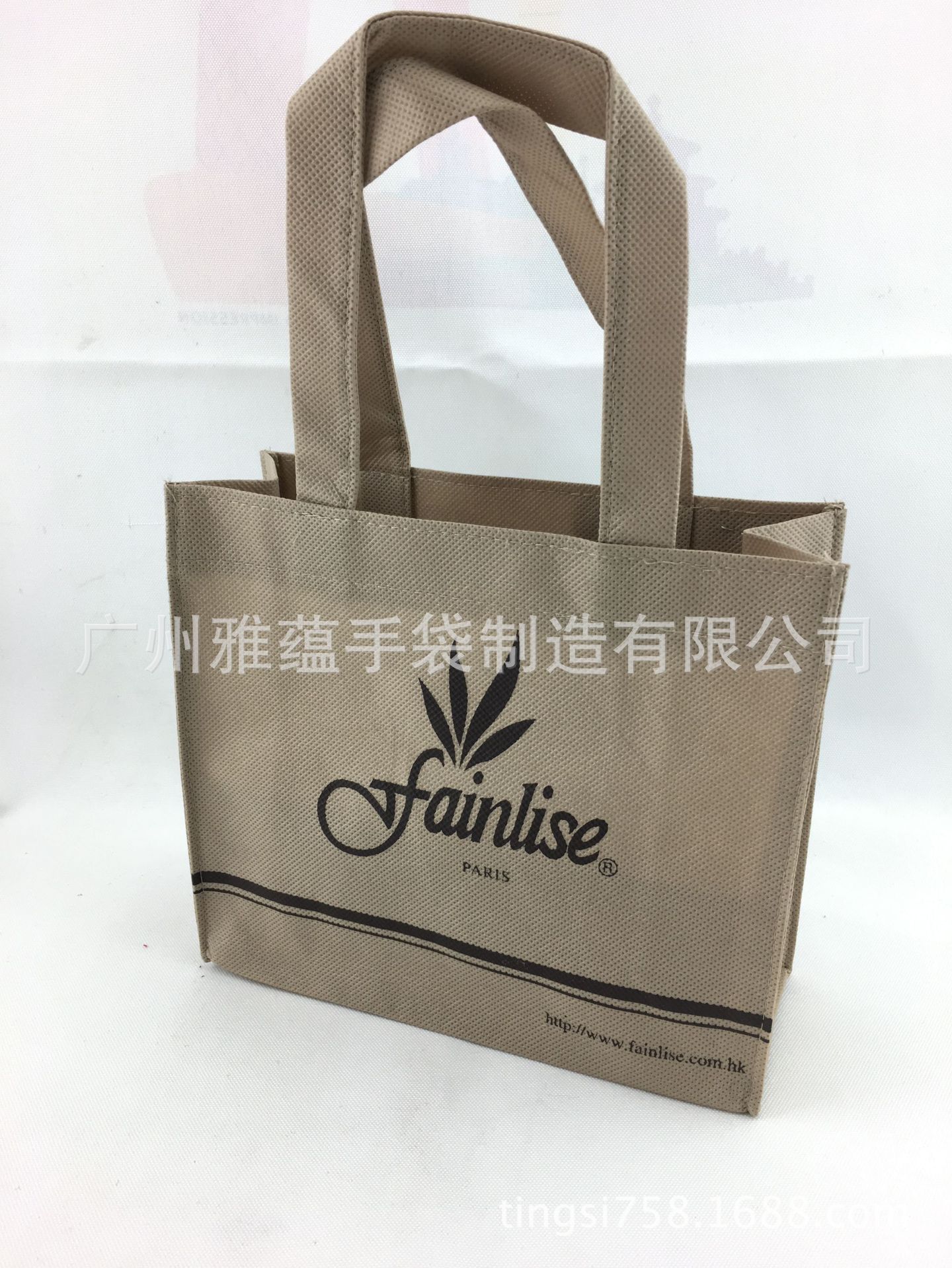 广州厂家供应 80G不织布袋 环保购物袋 印花化妆品包装袋