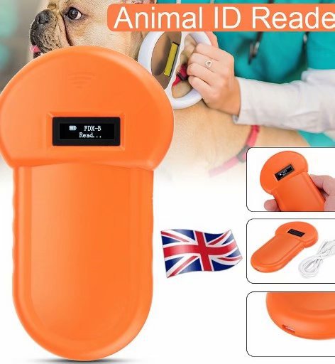 134,2 escáner de chip de animal (PET Dog chip Scanner) escáner de chip de PET