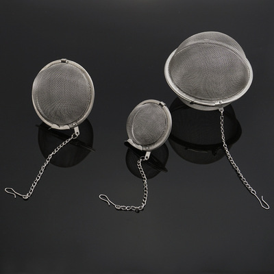 304不锈钢调味球 茶叶过滤器 火锅卤料隔渣球味宝汤球 泡茶器茶球|ms