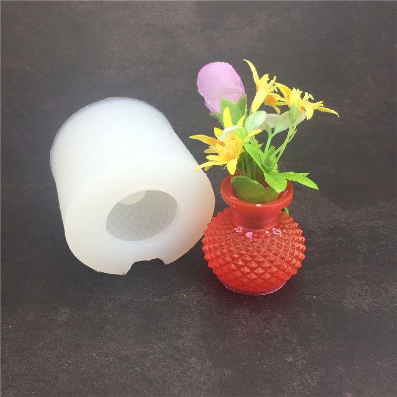 DIY плесень 3D ваза форма может быть цветочной капельницей торт декоративный шоколадный сахар силиконовый торт