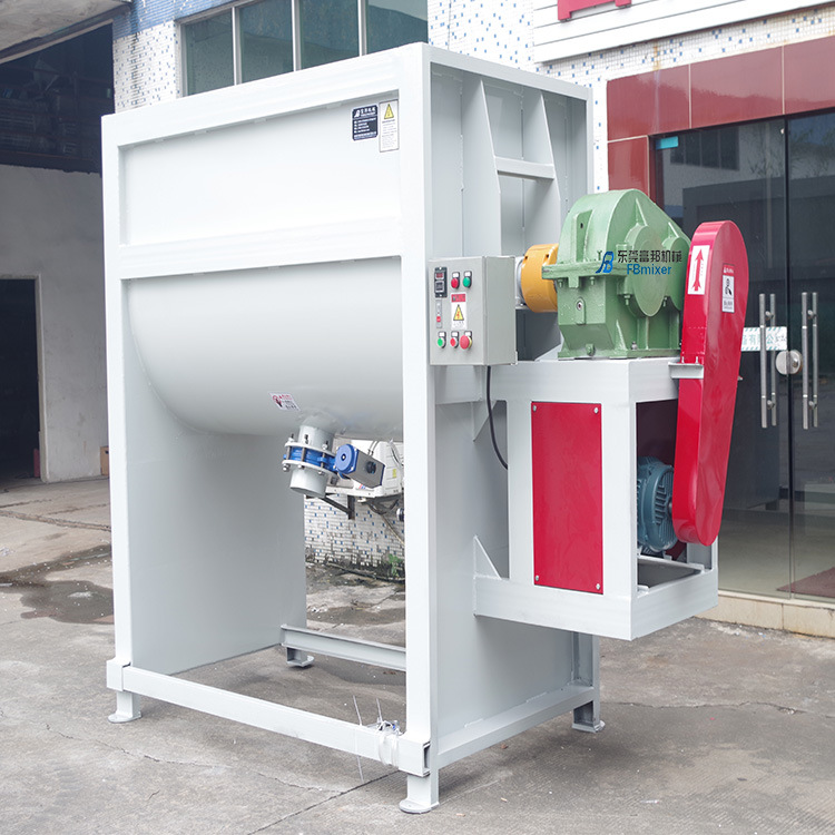 广西淀粉卧式混合机 夹板厂用的粉体卧式搅拌机 加热卧式拌料机