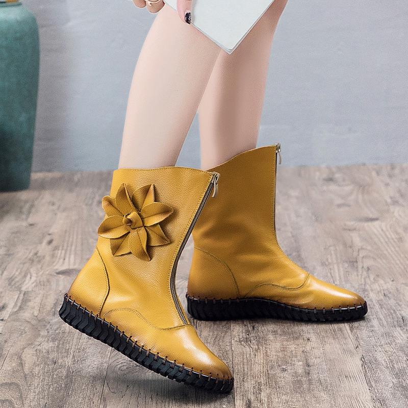 Bottes femme en En cuir - Ref 3355505 Image 5