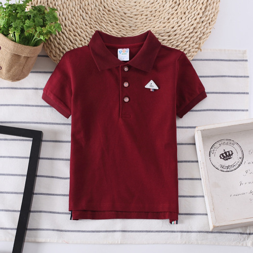 2024 kids polo shirt boys tops wear 童装T恤 亚马逊 跨境代发