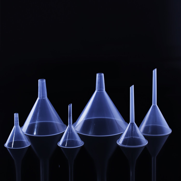 厂家现货 60mm塑料漏斗 实验器材 分装l塑料漏斗