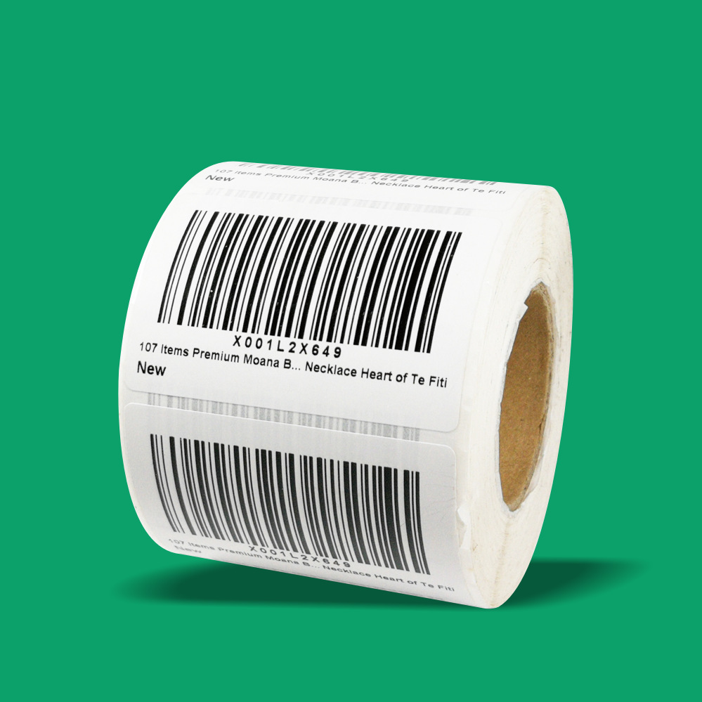 厂家直供亚马逊不干胶条码贴纸产品送货标签不干胶贴纸打印标签