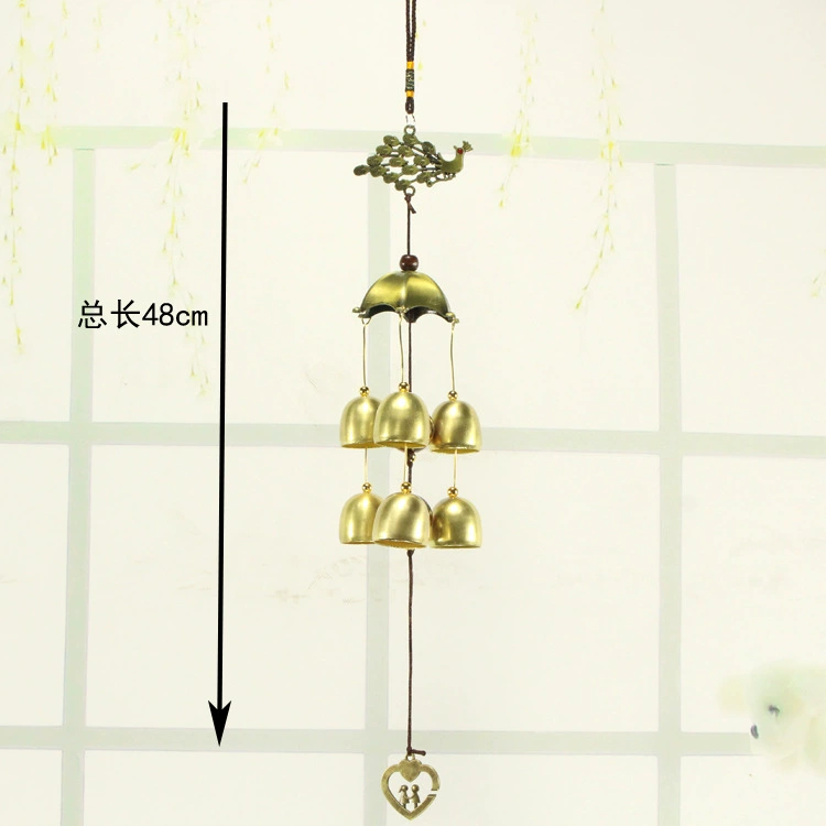 Creative full metal pendant, hat, decorations, double-layer metal small bell