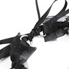 Black silver small bell, scarf for adults, lace choker, toy, new collection, on elastic band