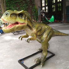 廠家定制大型仿真機器電動恐龍投幣掃碼騎乘兒童游樂園設施設備
