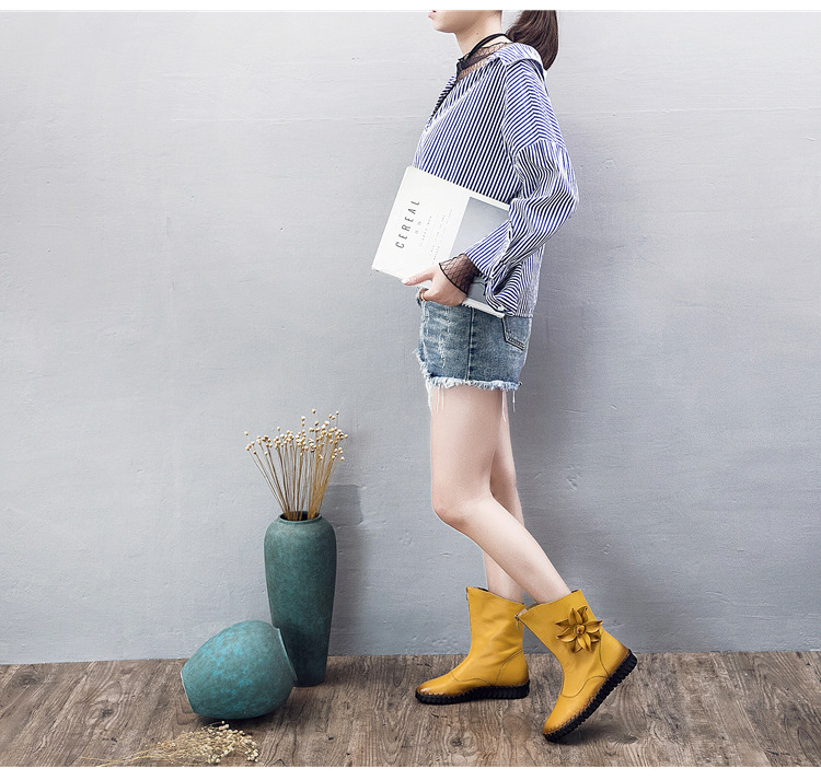 Bottes femme en En cuir - Ref 3355505 Image 18