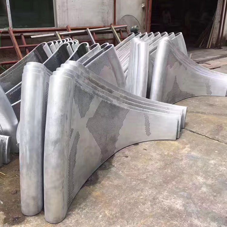 欧佰天花 吊顶异形铝单板 室内用木纹铝单板 广州铝单板厂家