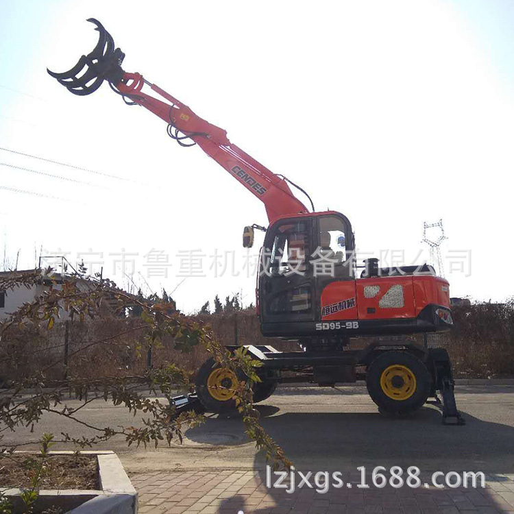 福建南平供应抓木机 新款轮式抓木机 旋转90抓木机