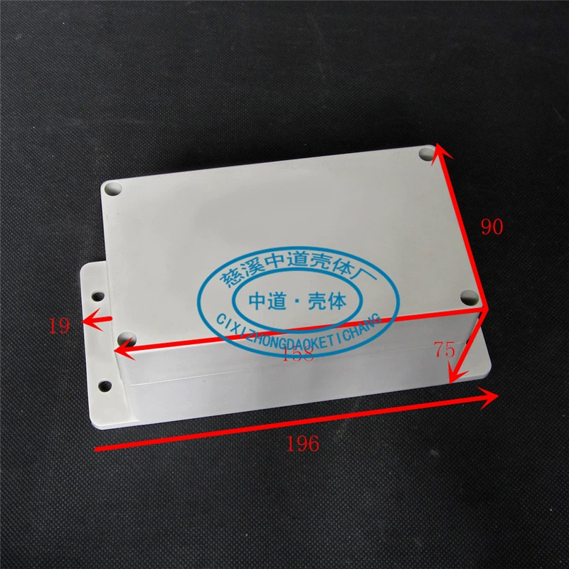 Пластиковый корпус, водонепроницаемая коробка, пластиковая распределительная коробка для наружного наблюдения, 158*90*75 с ушками