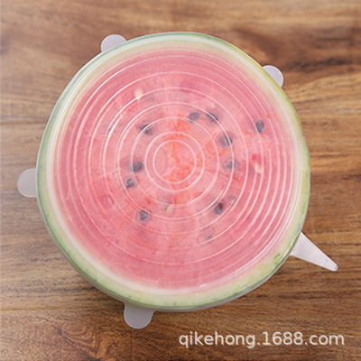 食品级硅胶保鲜盖万能碗盖密封日本家用盖子多功能通用保险鲜膜盖|ms