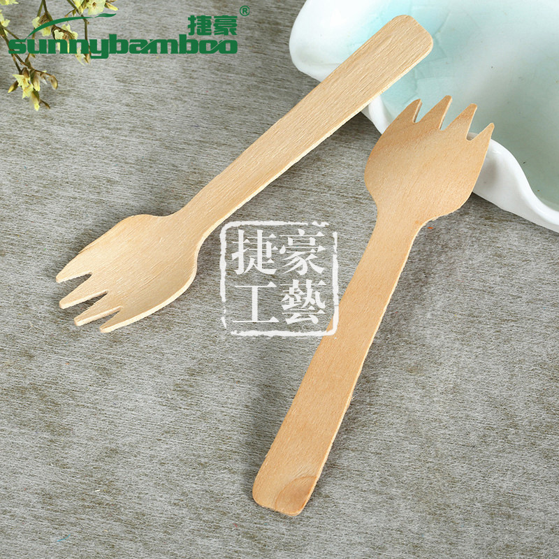 Wooden disposable tableware in its original color, handcrafted wooden forks and spoons, convenient for restaurants, wholesale from disposable fork and spoon manufacturers detail image 13