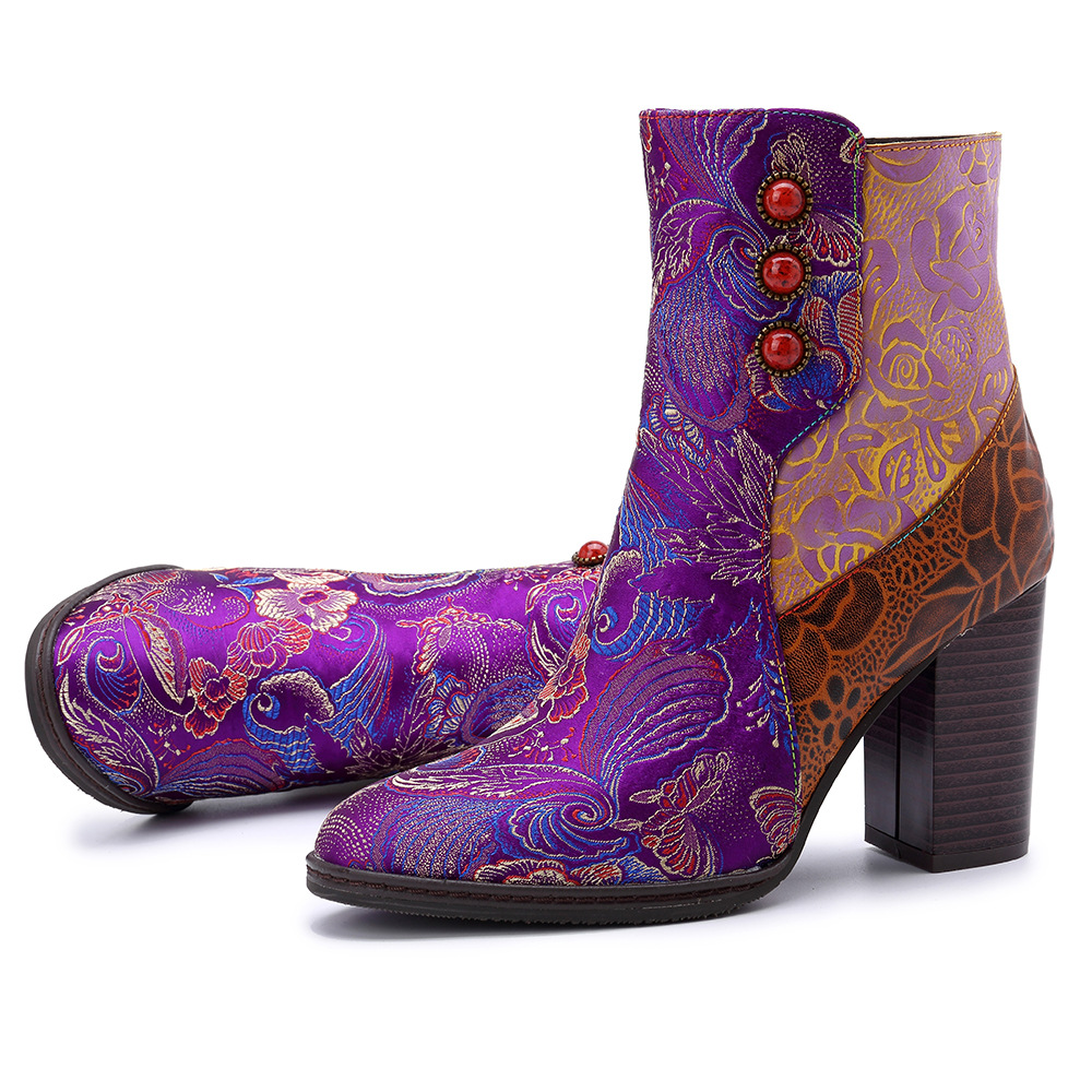 Bottes femme en En cuir - Ref 3355206 Image 10