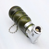 BK853 Three -layer transparent elbow rushed to lighter fixed fire -type windproof cigar lighter