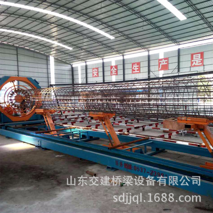 内蒙古数控钢筋笼滚焊机厂家 滚焊机价格 齿轮齿条行走稳定